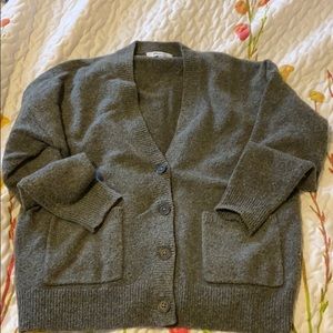Madewell Short Kent Ex-Boyfriend Cardigan Sweater